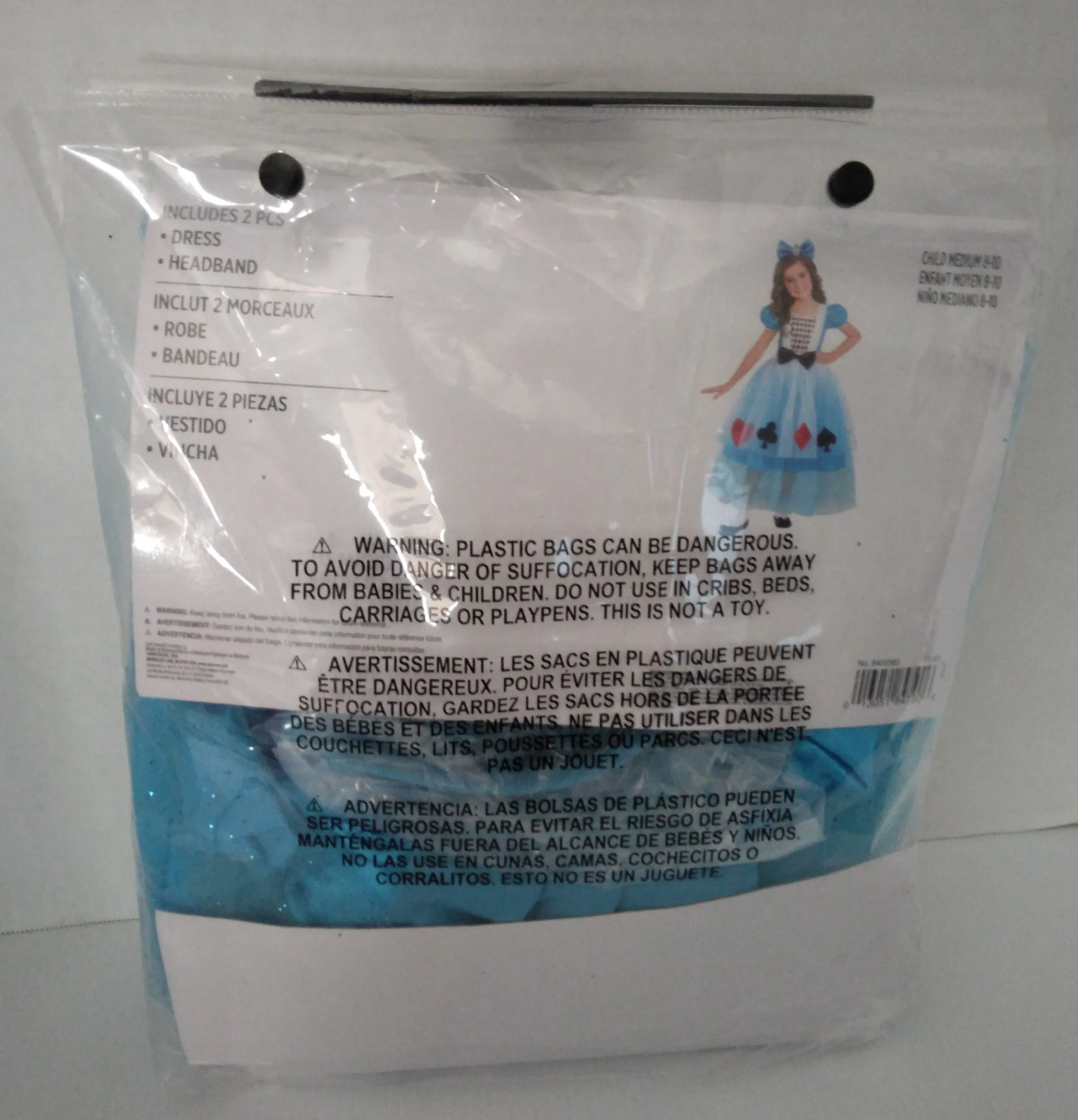 Miss Wonderland Childs Costume Medium 8-10