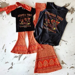 Mother Daughter Bohemian Bell Bottom Pants