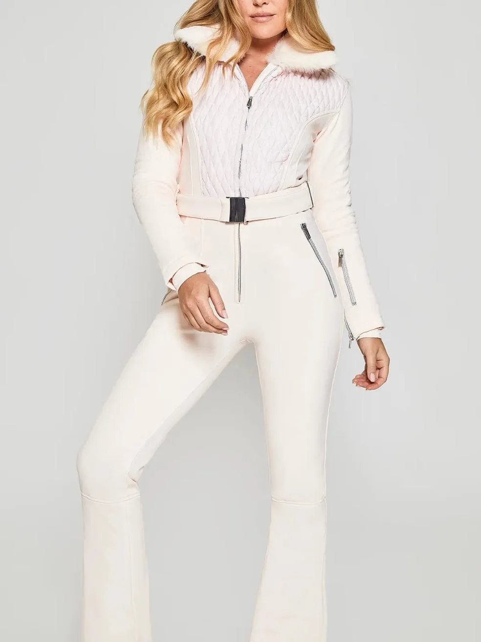 My Sunday Ski Baby Pink Ski Suit