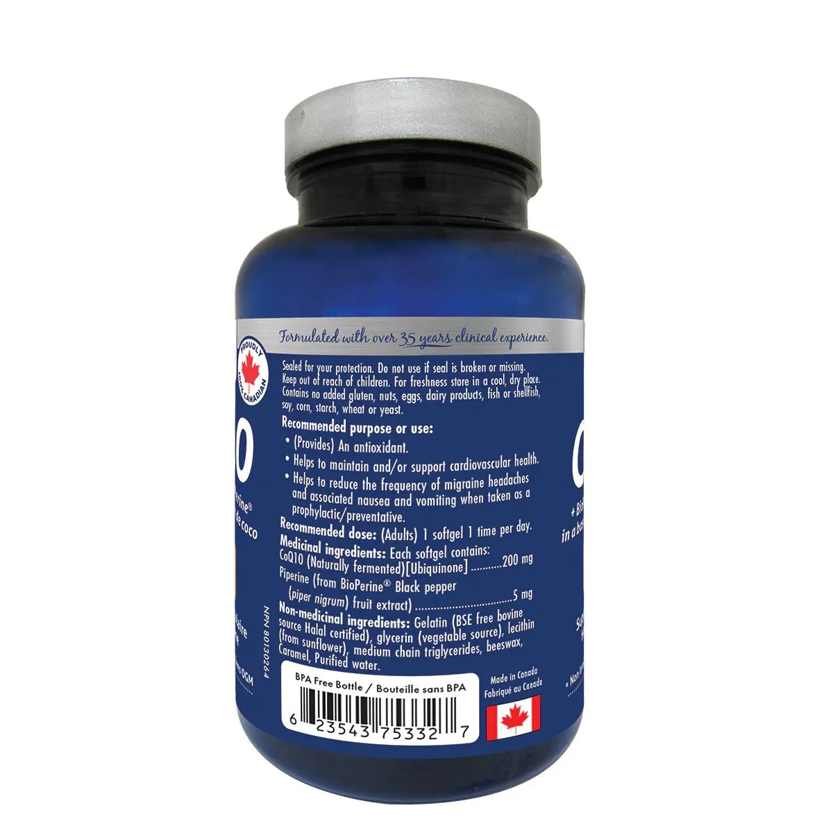 Naka CoQ10 200mg 60 Softgels
