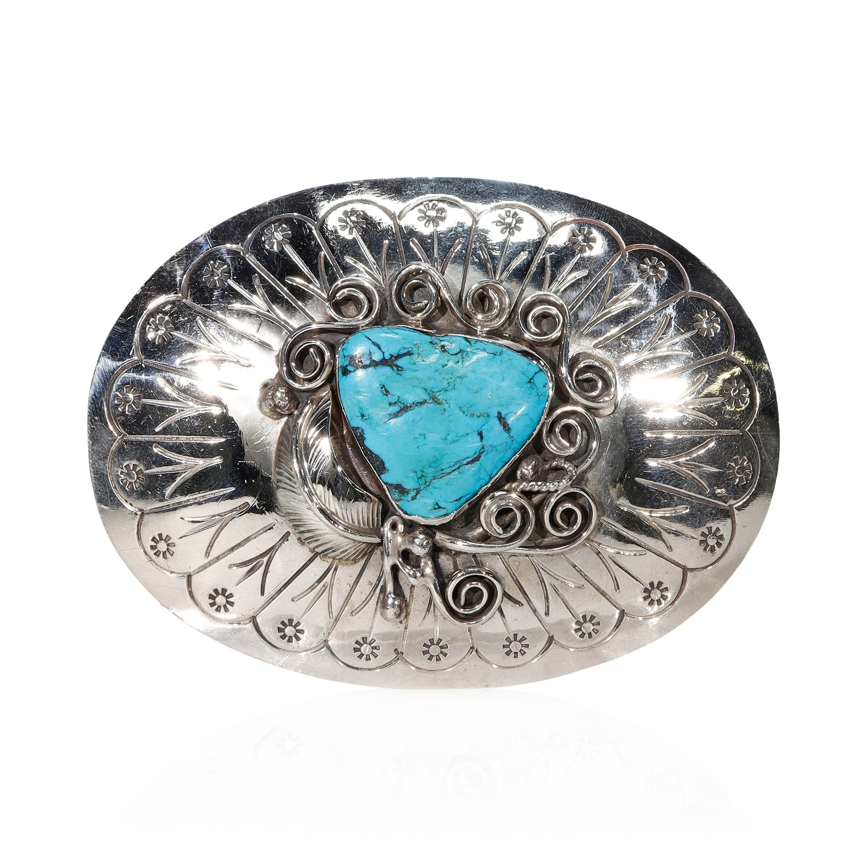 Navajo Turquoise Buckle