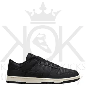 Nike Dunk Low Black Canvas
