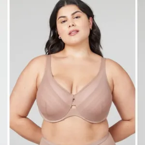 NWT Low Profile Illusion Lace Minimizer Bra
