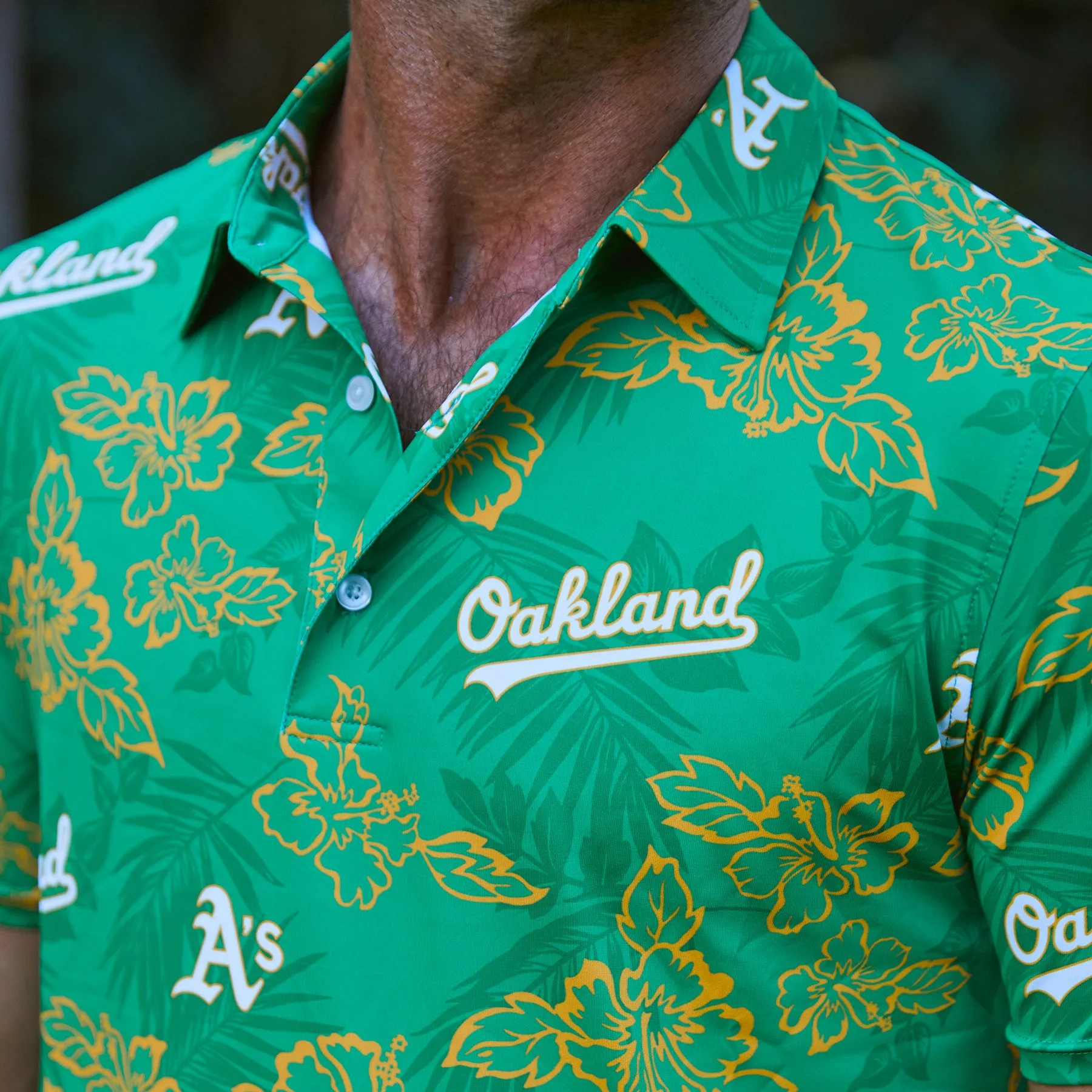 OAKLAND ATHLETICS PUA PERFORMANCE POLO