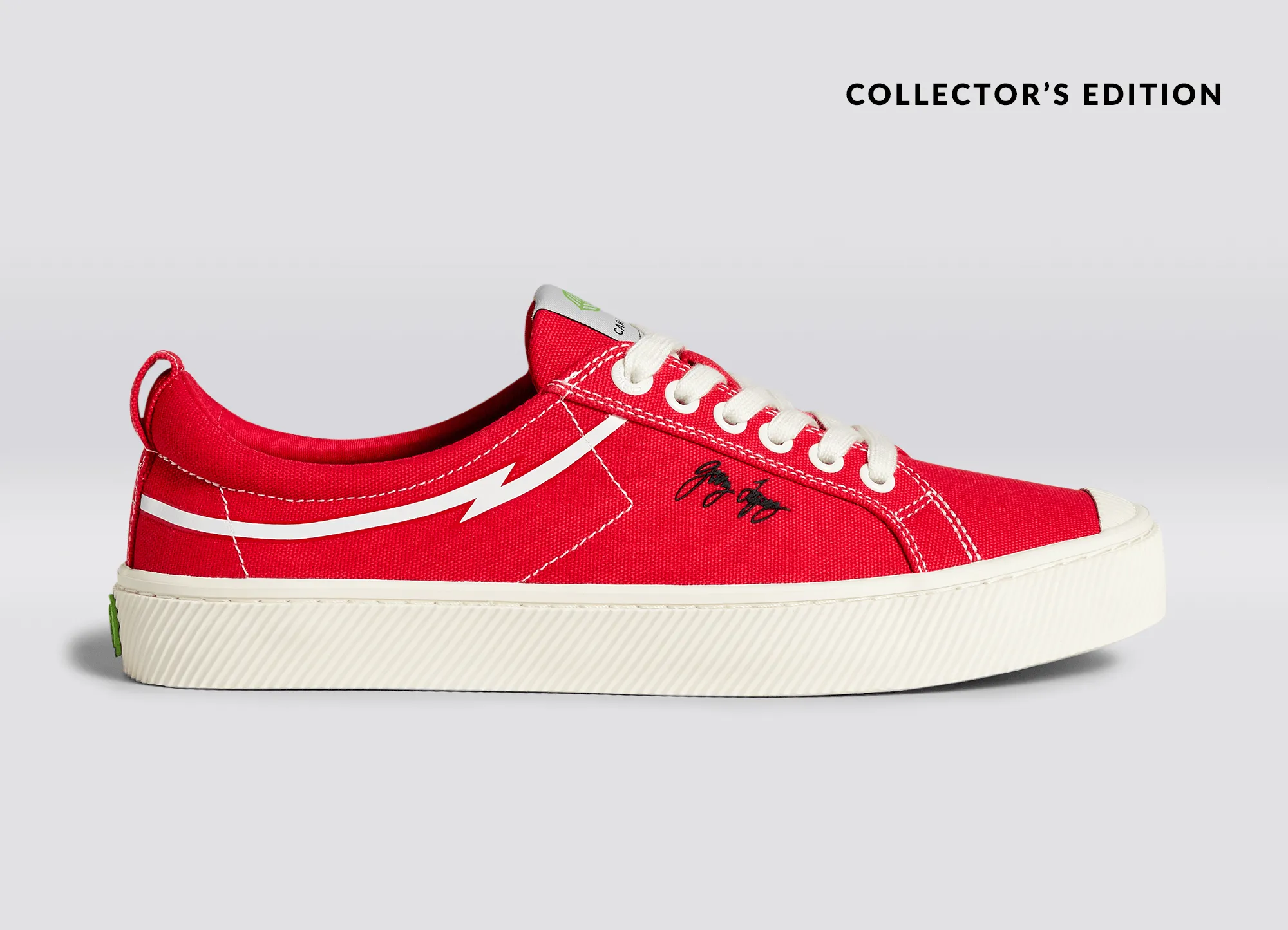 OCA Low Gerry Lopez Red Canvas Sneaker Men