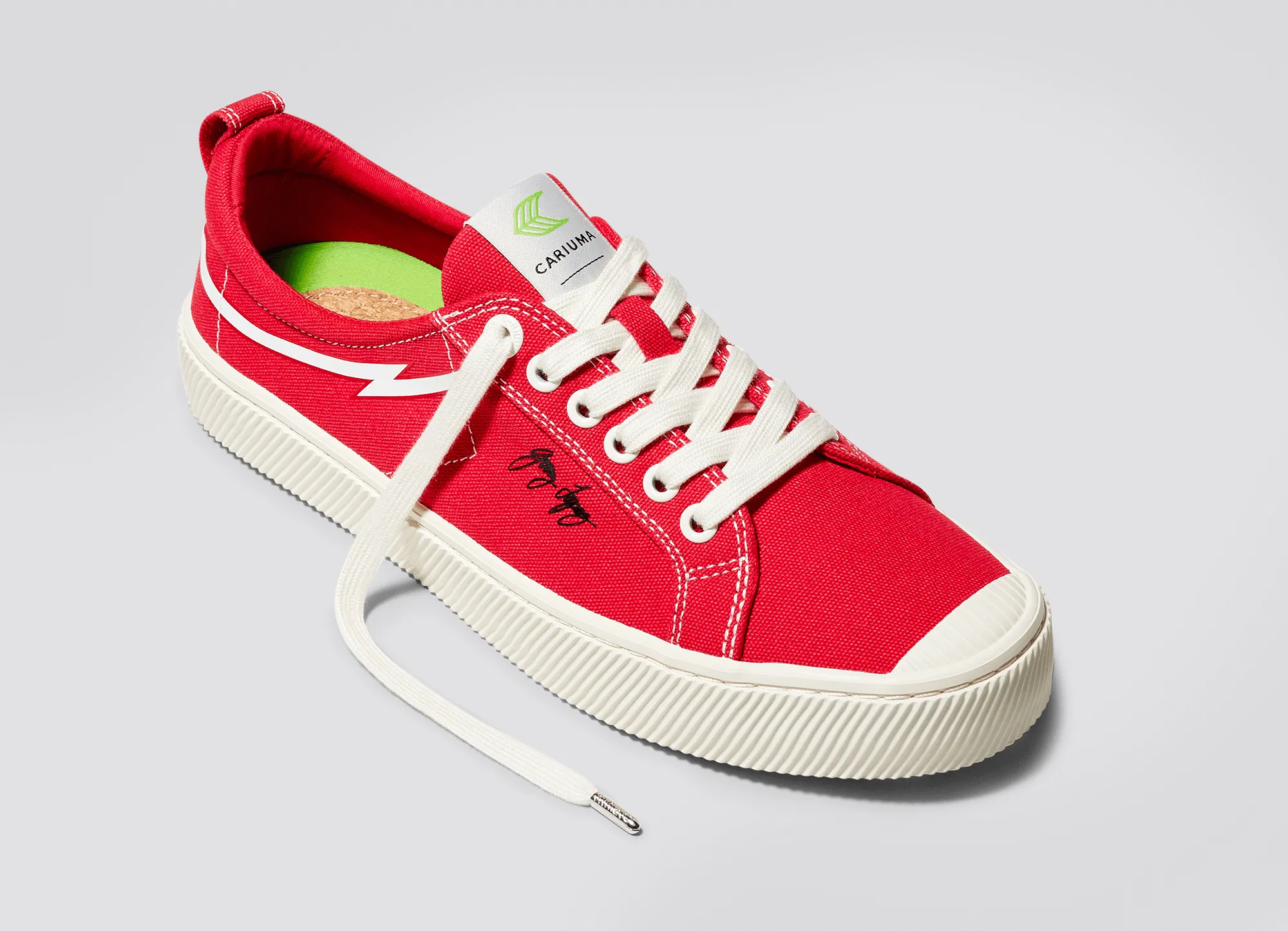 OCA Low Gerry Lopez Red Canvas Sneaker Men