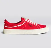 OCA Low Gerry Lopez Red Canvas Sneaker Men