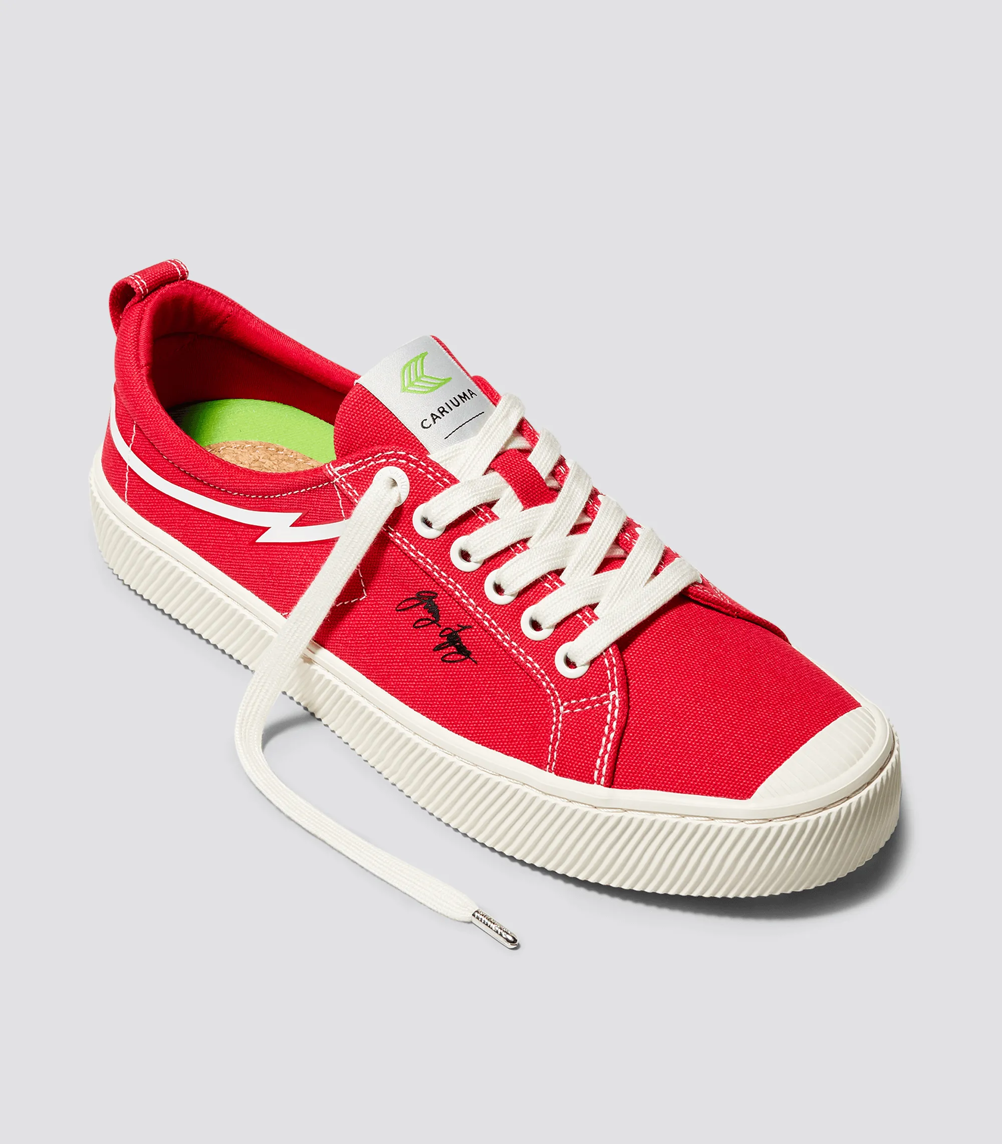 OCA Low Gerry Lopez Red Canvas Sneaker Men