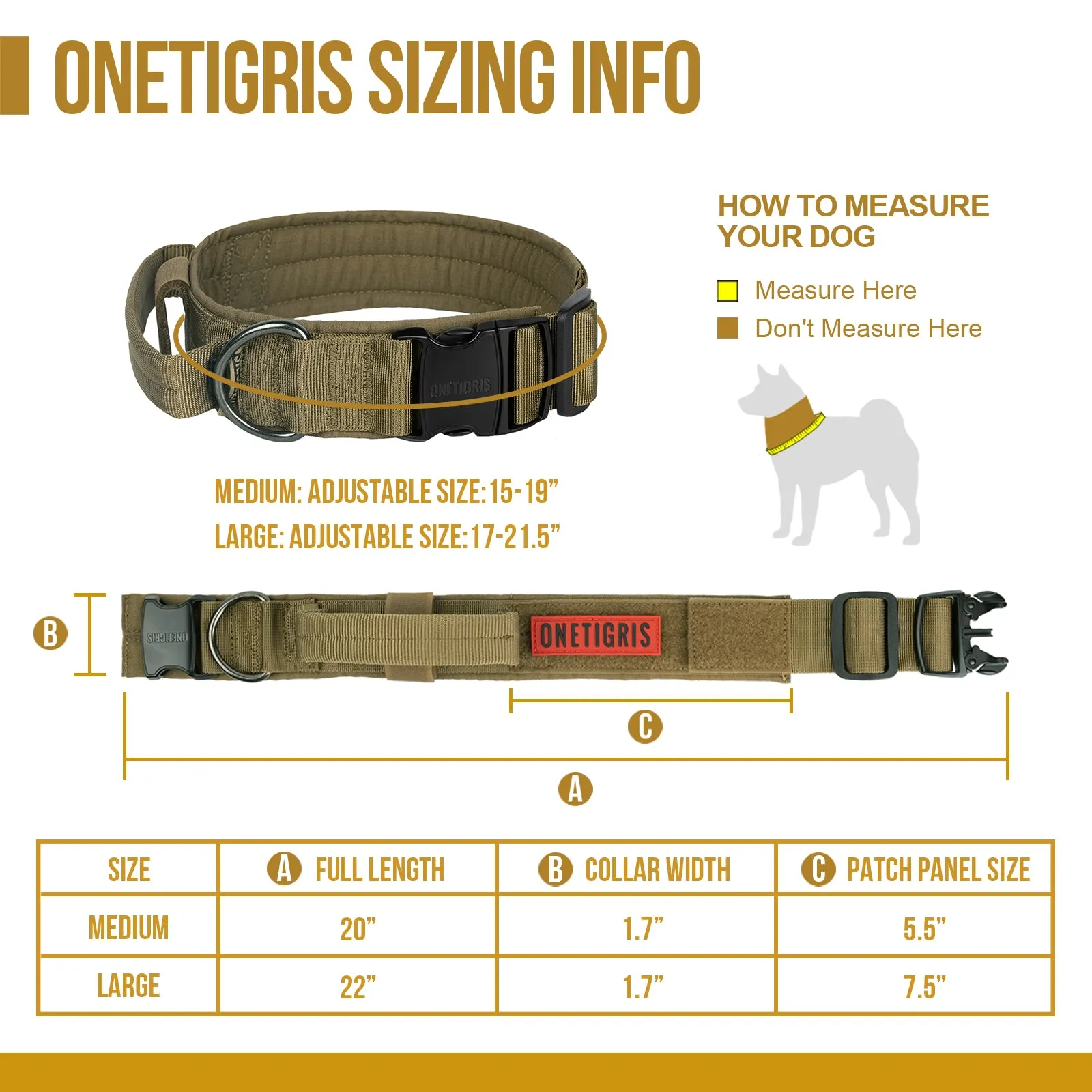 ONETIGRIS Dog Collar 08
