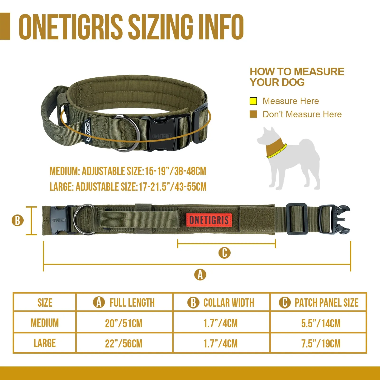 ONETIGRIS Dog Collar 08