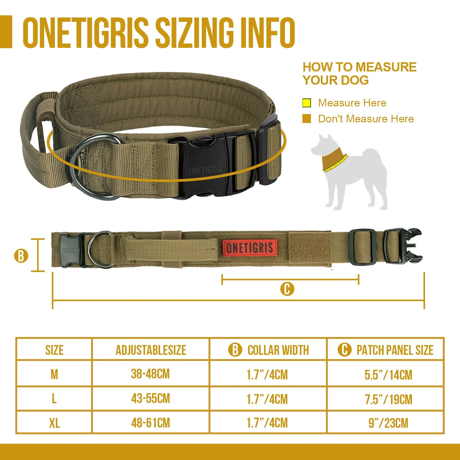 ONETIGRIS Dog Collar 08