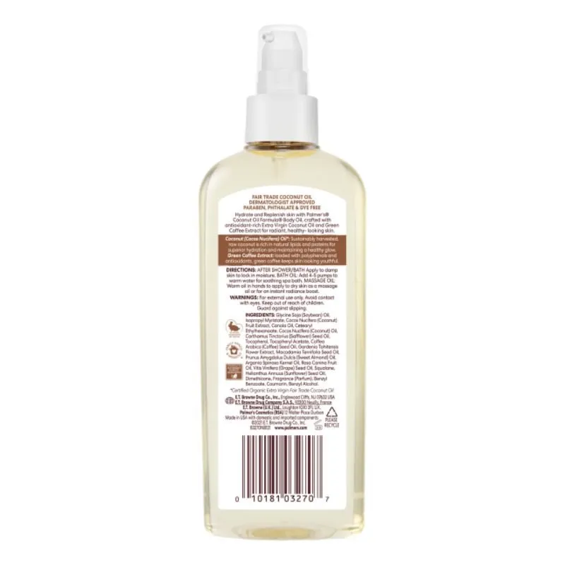 Palmer's Coconut Oil Formula Coconut Hydrate Body Oil 150mL