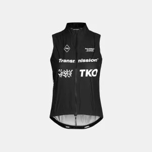 Pas Normal Studios Women's T.K.O. Mechanism Rain Gilet - Black