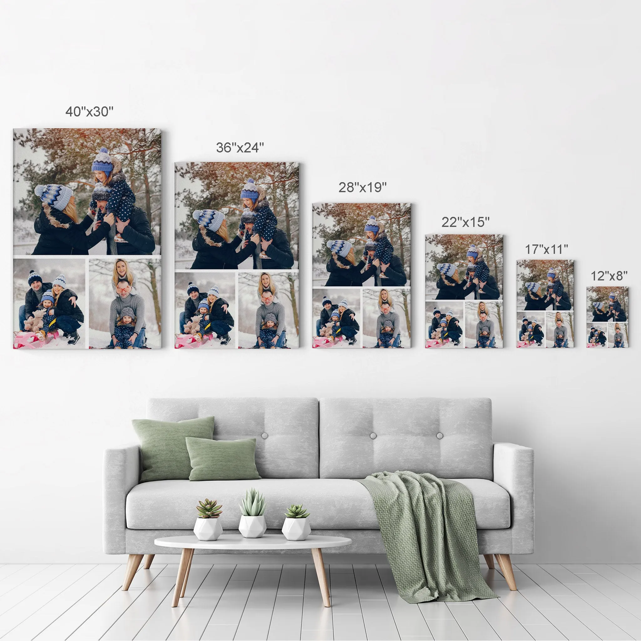 Personalized Gift Wall Art Custom Photo Collage