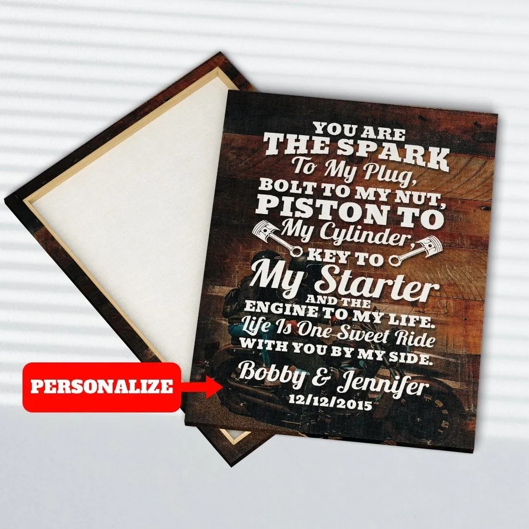 PERSONALIZED Sweet Ride Premium Canvas