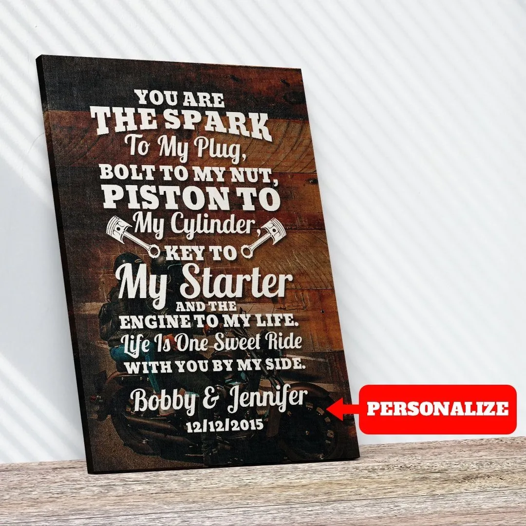PERSONALIZED Sweet Ride Premium Canvas
