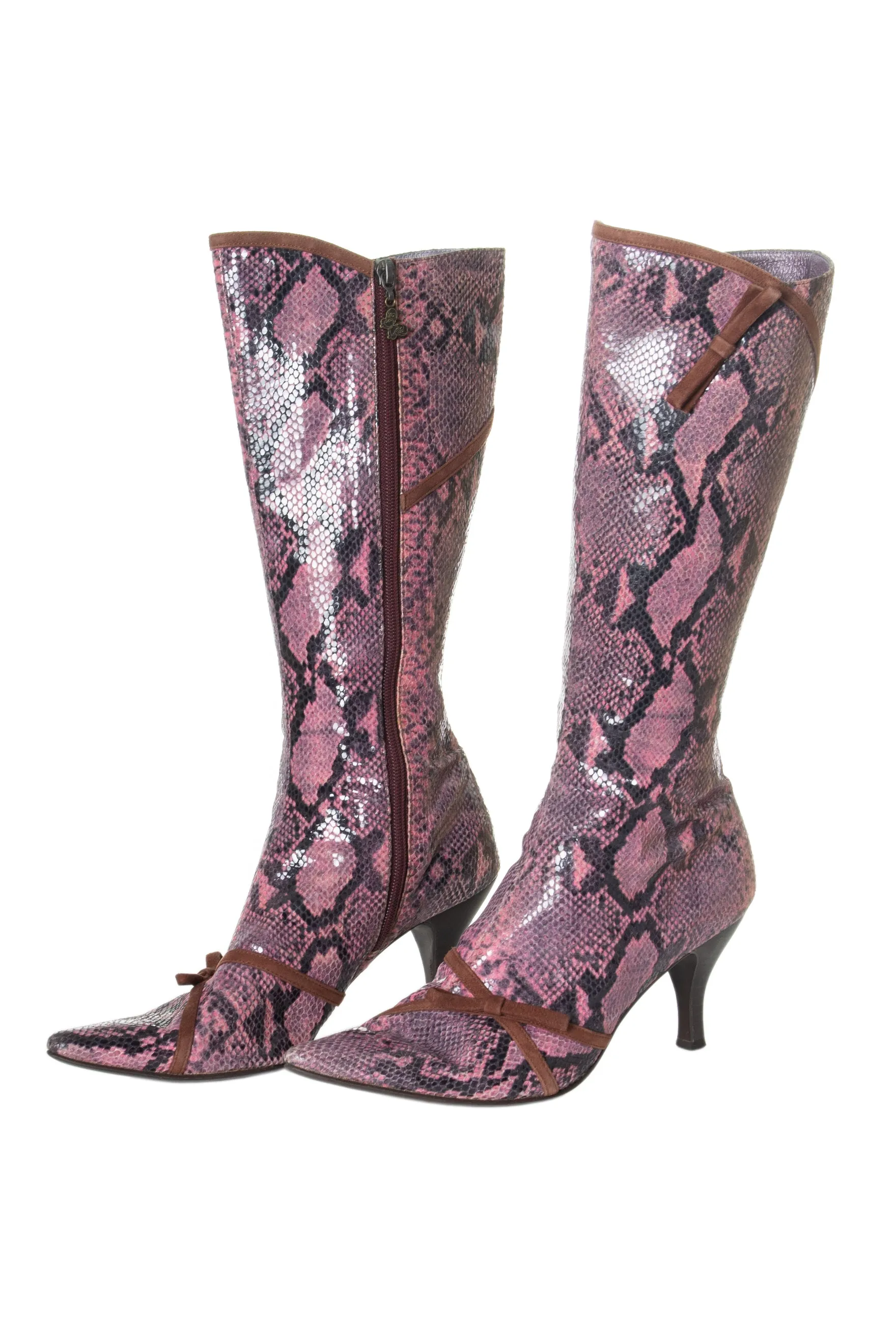 Pink Pointed Boots 37.5
