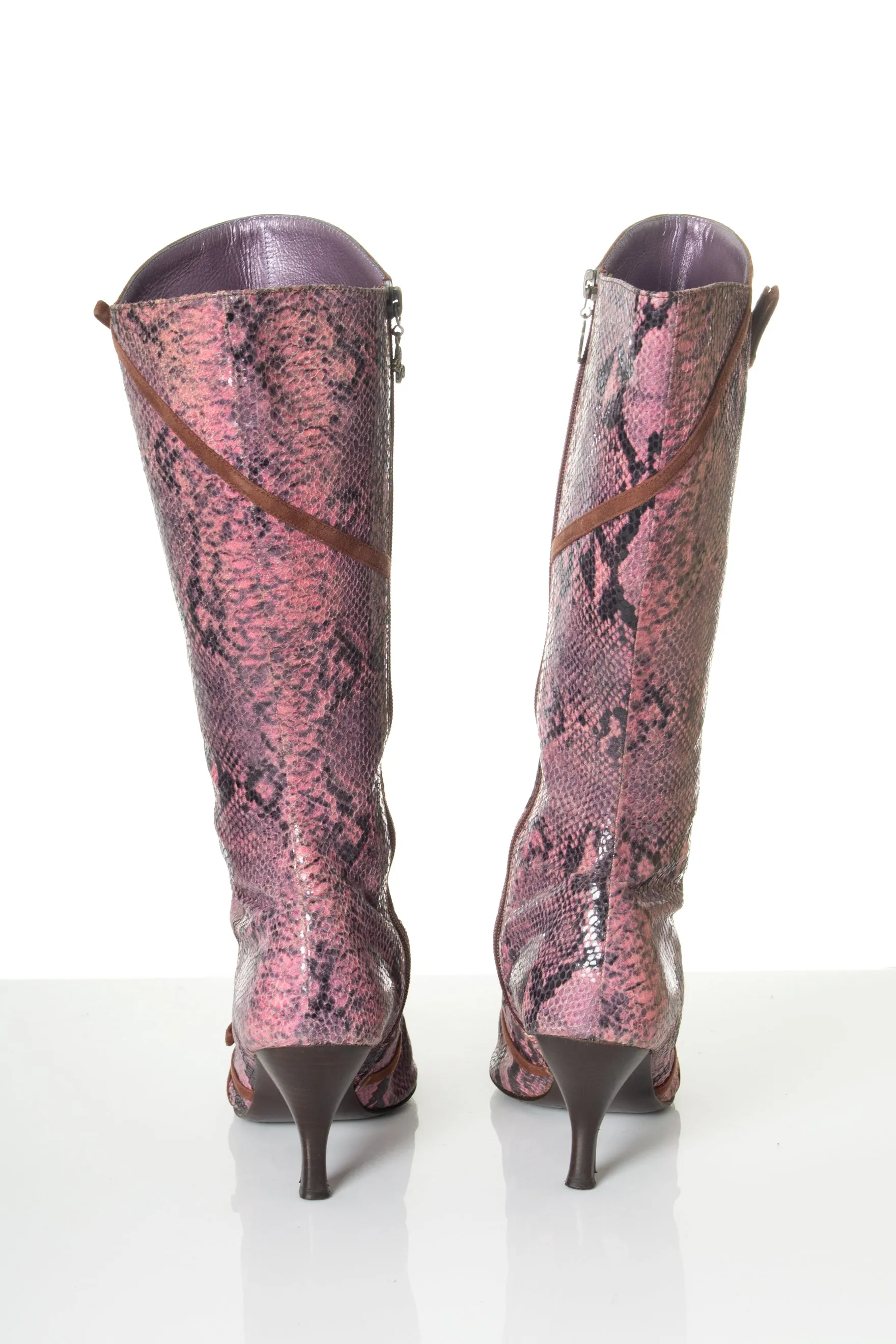 Pink Pointed Boots 37.5