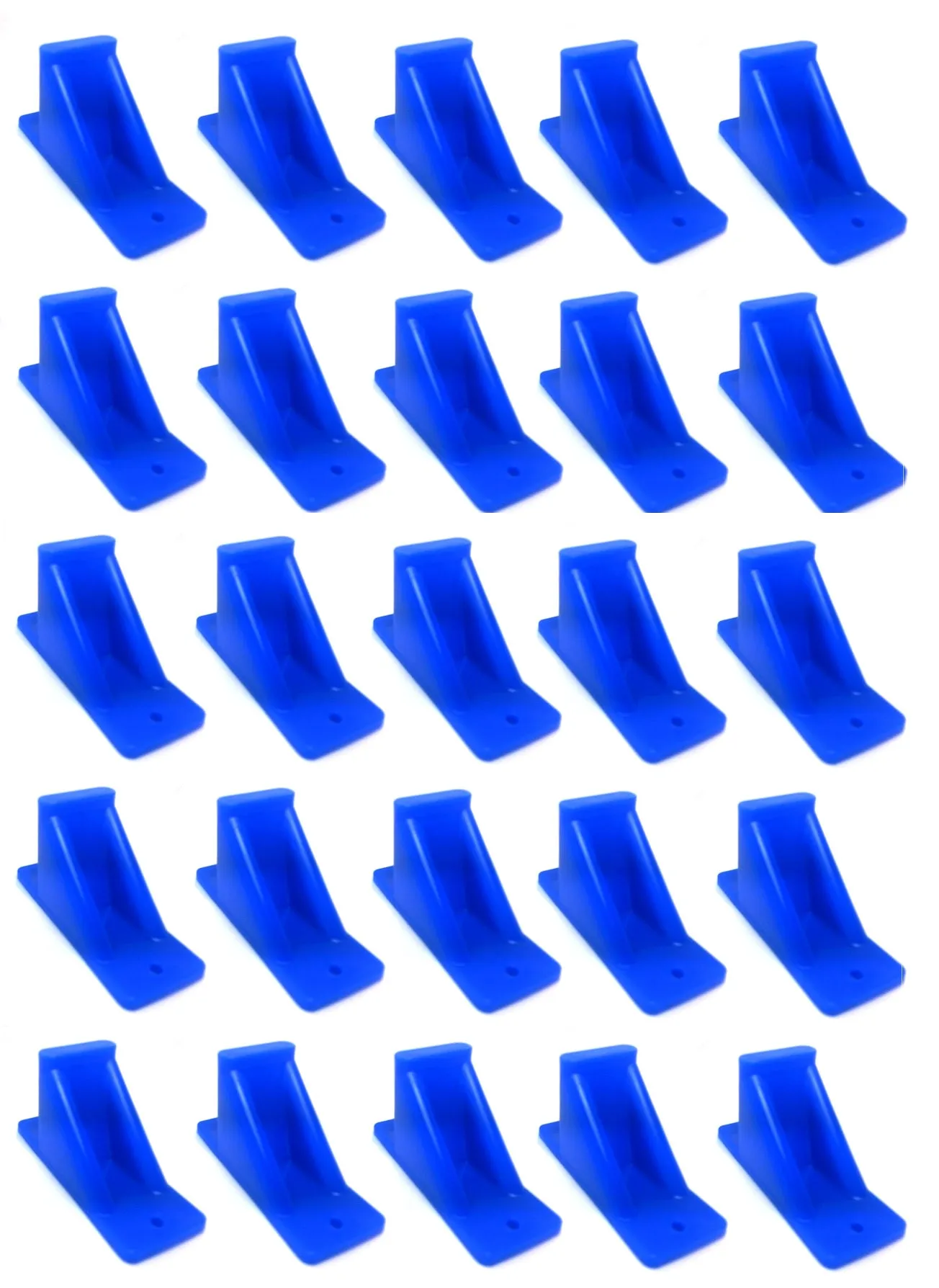 Plastic Blue Mini Roof Snow and Ice Guard -Multi-Quantity Pack | Prevent Sliding Snow Stop Buildup
