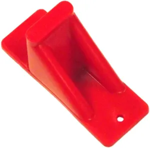Plastic Red Mini Roof Snow and Ice Guard -Multi-Quantity Pack | Prevent Sliding Snow Stop Buildup