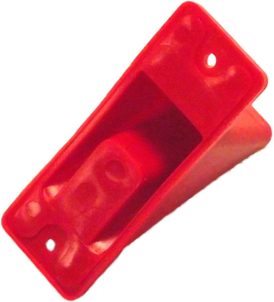 Plastic Red Mini Roof Snow and Ice Guard -Multi-Quantity Pack | Prevent Sliding Snow Stop Buildup