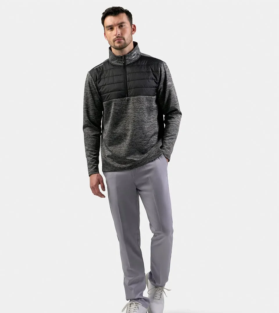 PRO TECH HYBRID MIDLAYER - BLACK
