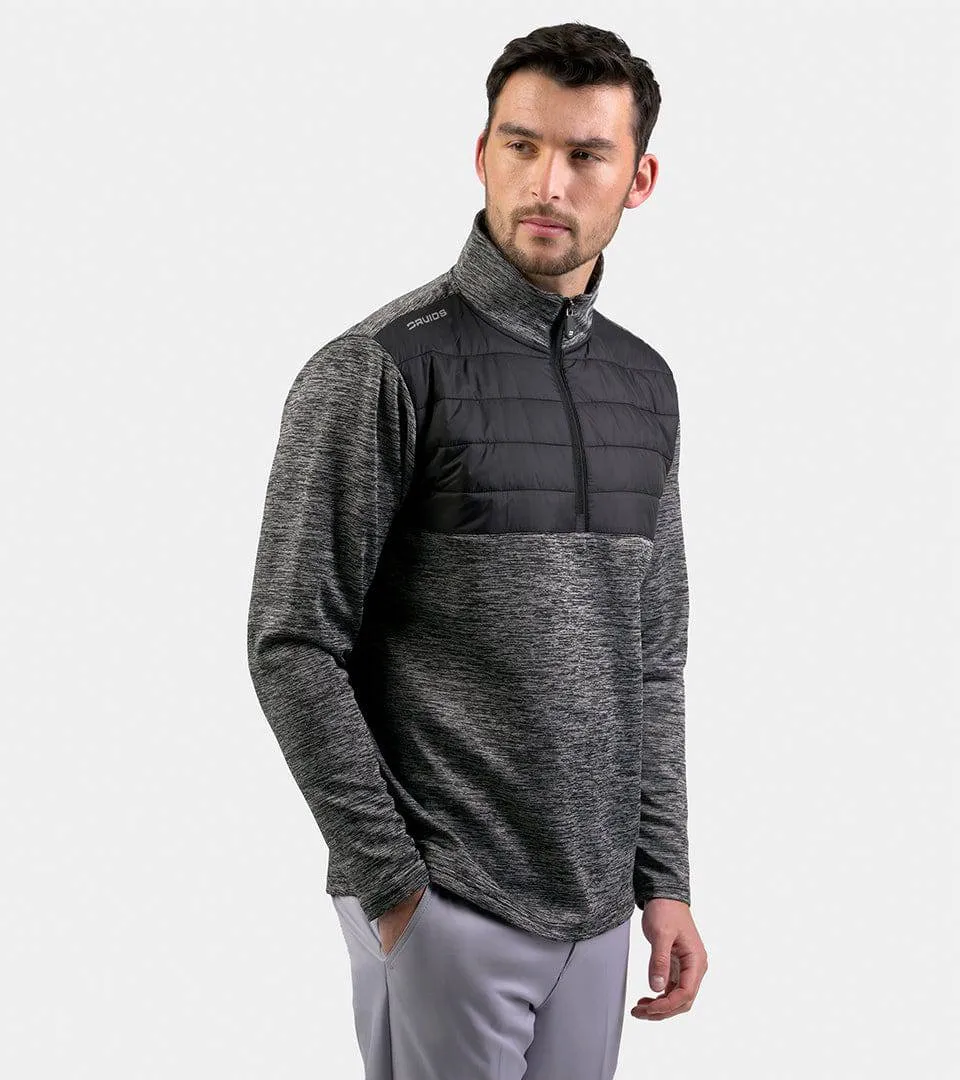 PRO TECH HYBRID MIDLAYER - BLACK