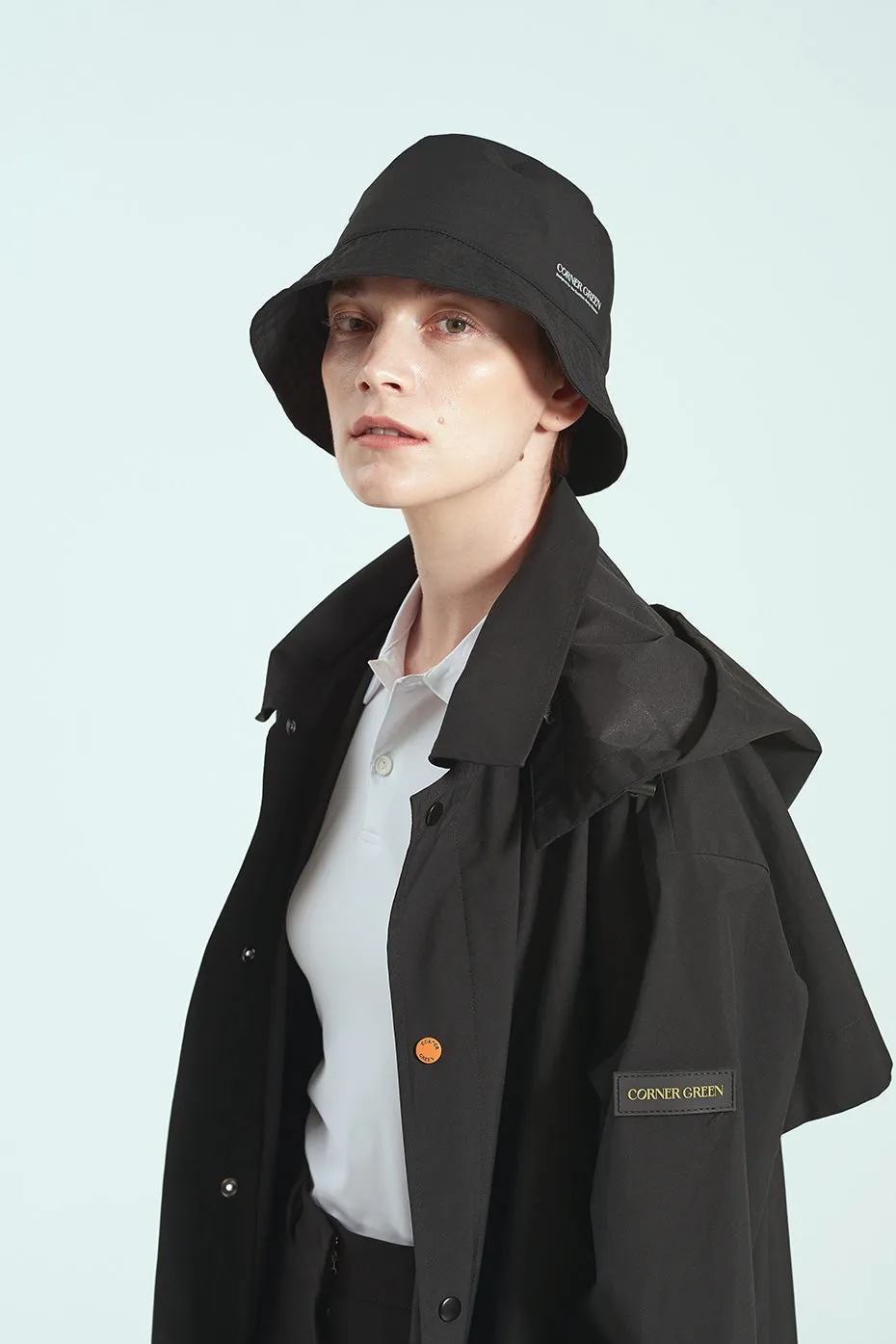 PROTEXA Unisex Rain Bucket Hat - Black