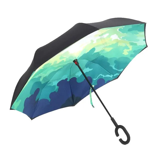 Reverse Double Layer Inverted Umbrella