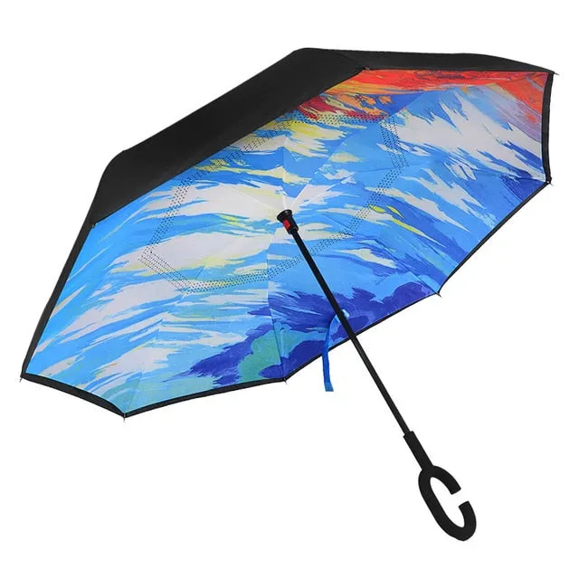 Reverse Double Layer Inverted Umbrella
