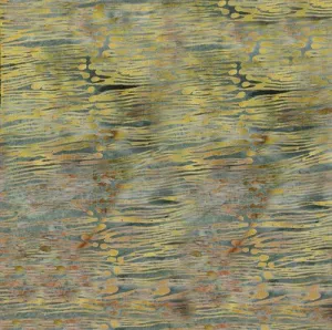 River Walk Batiks by Island Batik HORIZONTAL LINES/BLUE SHARK