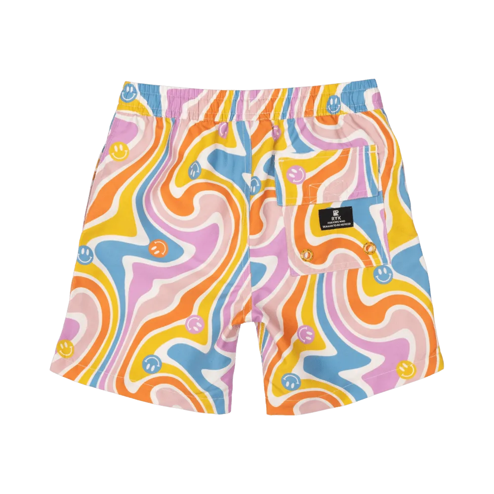 ROCK YOUR KID FEELING GROOVY BOARDSHORTS