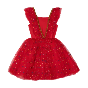 ROCK YOUR KID RED CHRISTMAS ANGEL DRESS