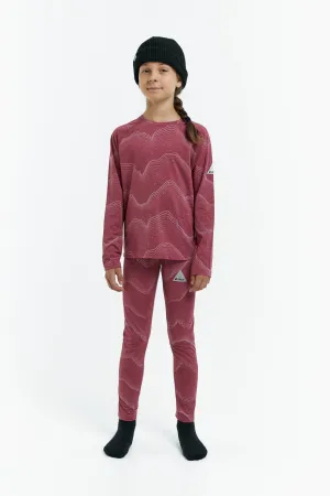 SAMPLE - Union Print Base Layer-Shadows outlines cherry