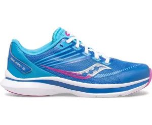SAUCONY - Big Kid's Kinvara 12 Sneaker, Blue/Purple