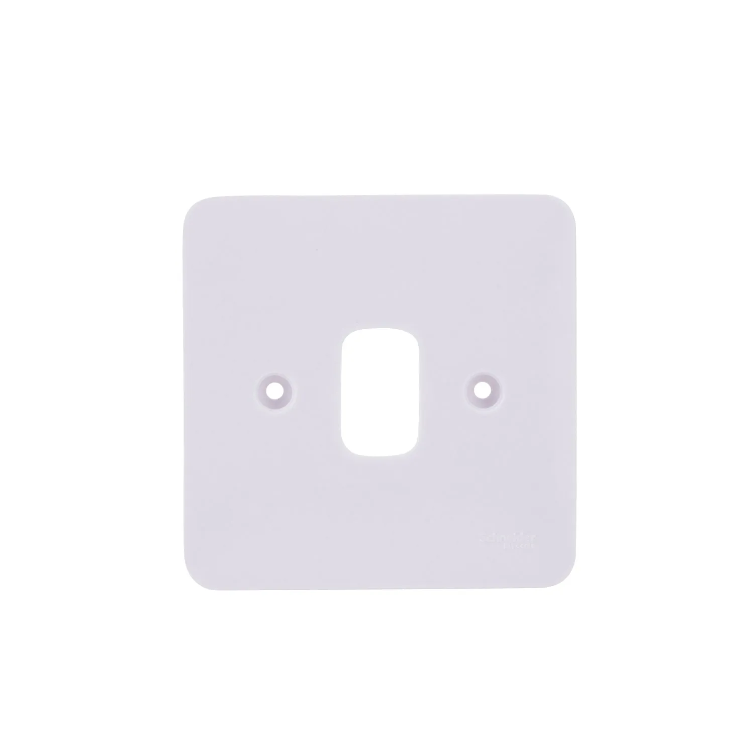 Schneider Electric GGBL01G Lisse White Moulded 1G Grid Front Plate