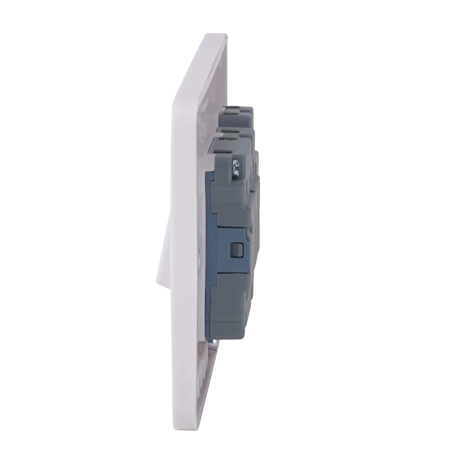 Schneider Electric GGBL10131L Lisse White Moulded 10AX 1G 2-Way Switch & 10A 3 Pole Isolator