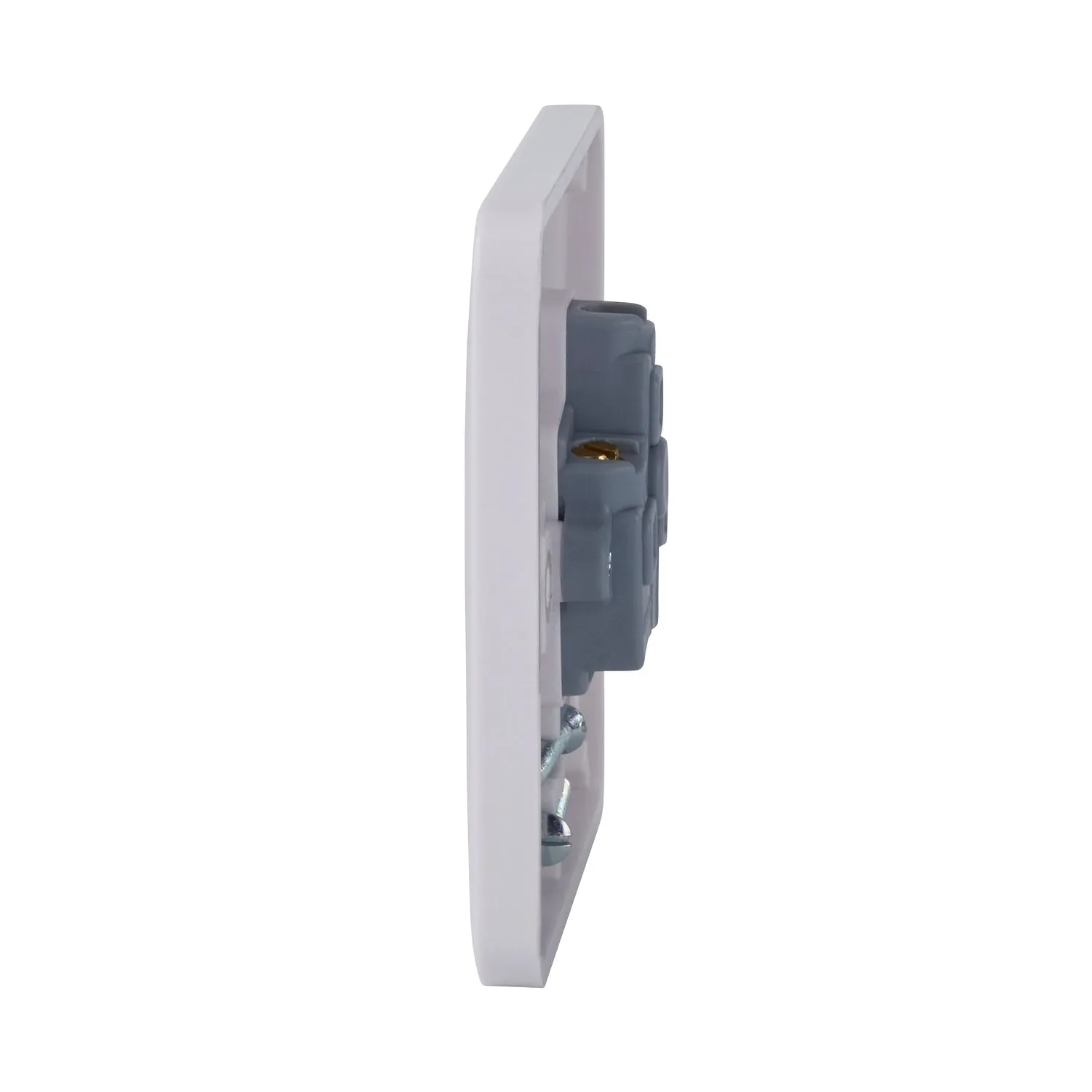 Schneider Electric GGBL3070 Lisse White Moulded 2A 1G Round Pin Unswitched Socket