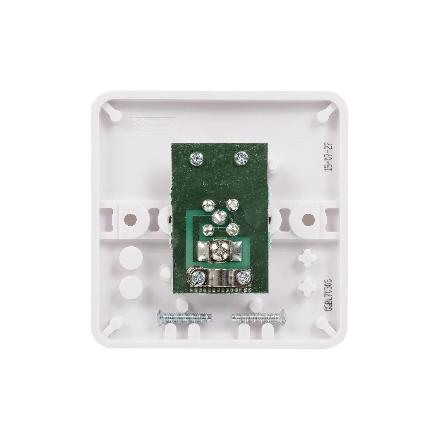 Schneider Electric GGBL7030S Lisse White Moulded Single Satellite "F" Type Socket Outlet (Display Packaged)