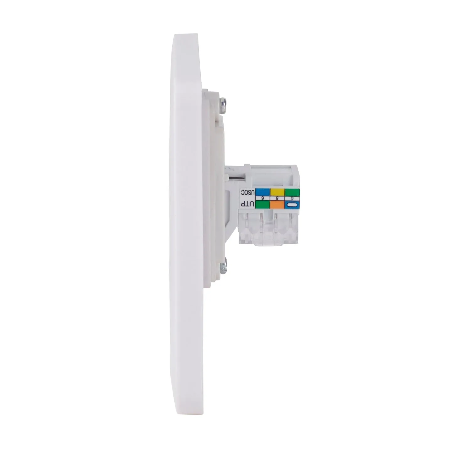 Schneider Electric GGBL7051 Lisse White Moulded Single RJ12 Data/Telephone Socket Outlet