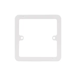 Schneider Electric GGBLSPC1FO Lisse White Moulded 1G Flex Outlet Spacer Frame