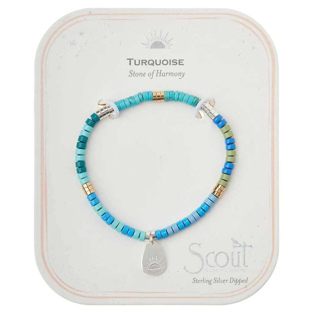Scout Curated Wears Stone Intention Charm Bracelet - Turquoise