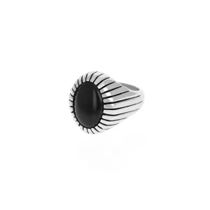 Small Ribbed Shank Low Profile Ring