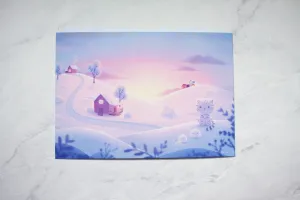 Snow Cub's Playground A6 (Postcard-sized) Prints
