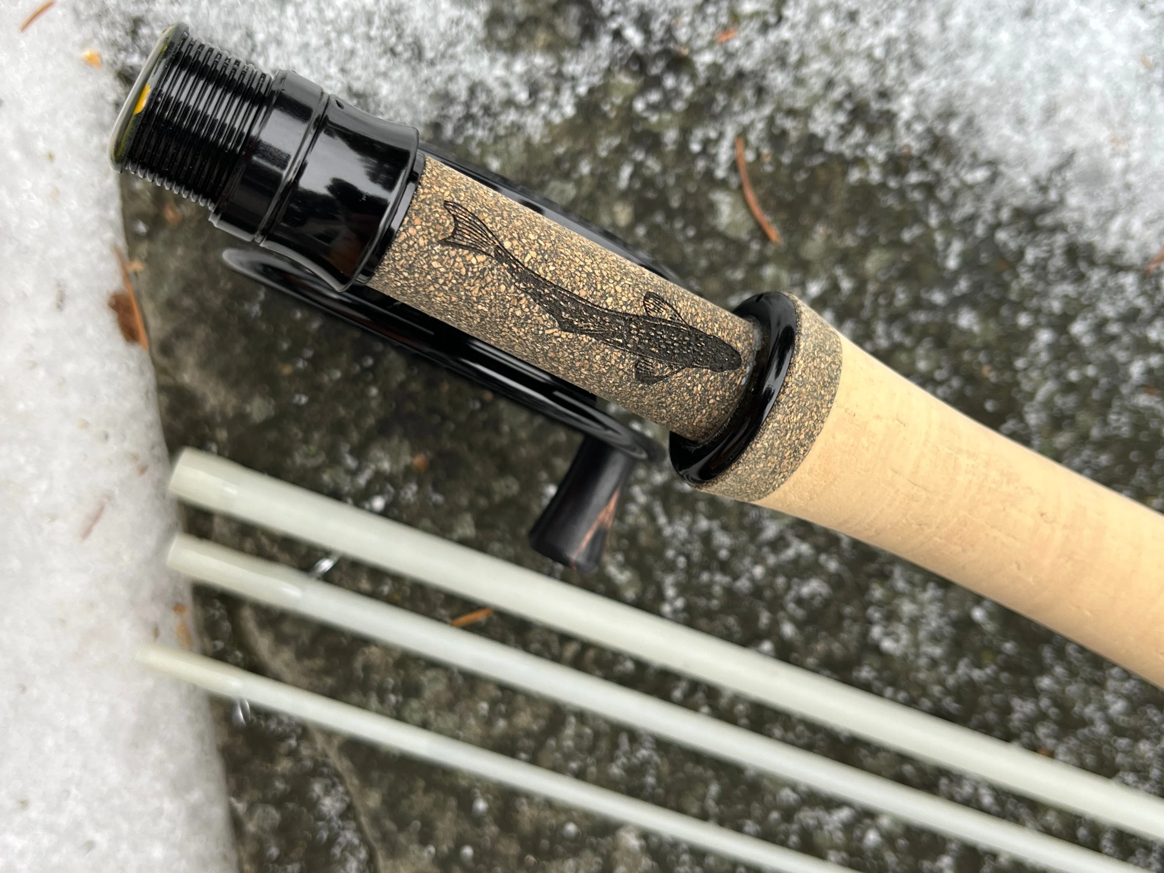 Snow Glass Zen Trout Edition