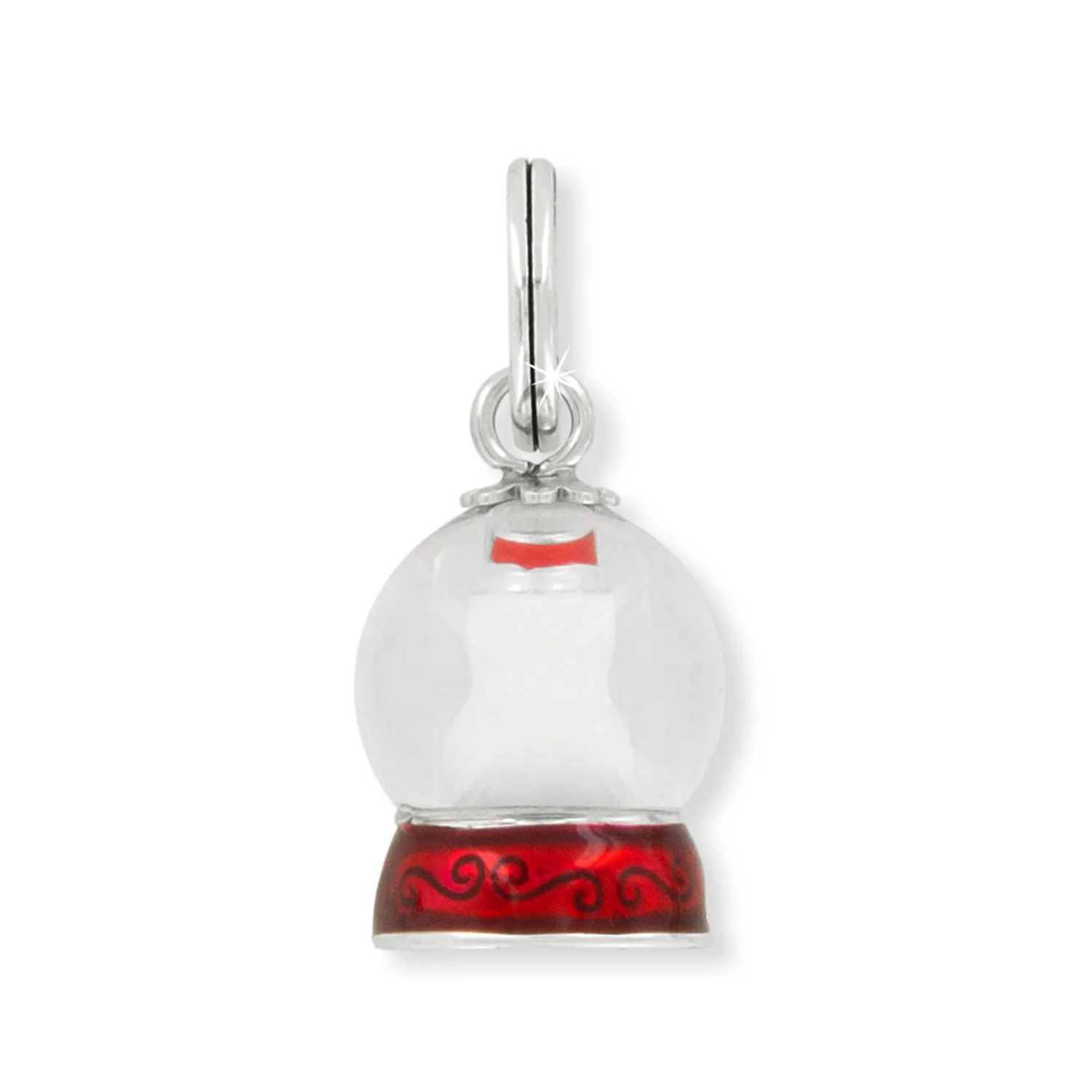 Snowglobe Snow Man Charm - JC6903