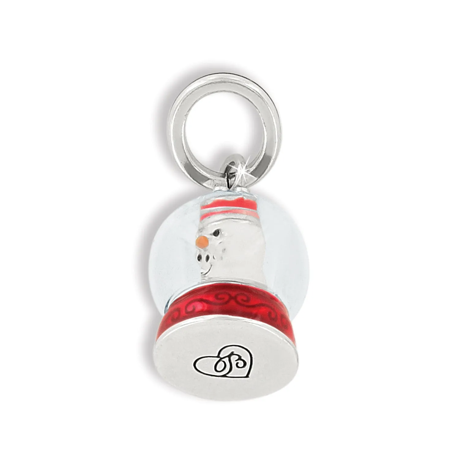 Snowglobe Snow Man Charm - JC6903