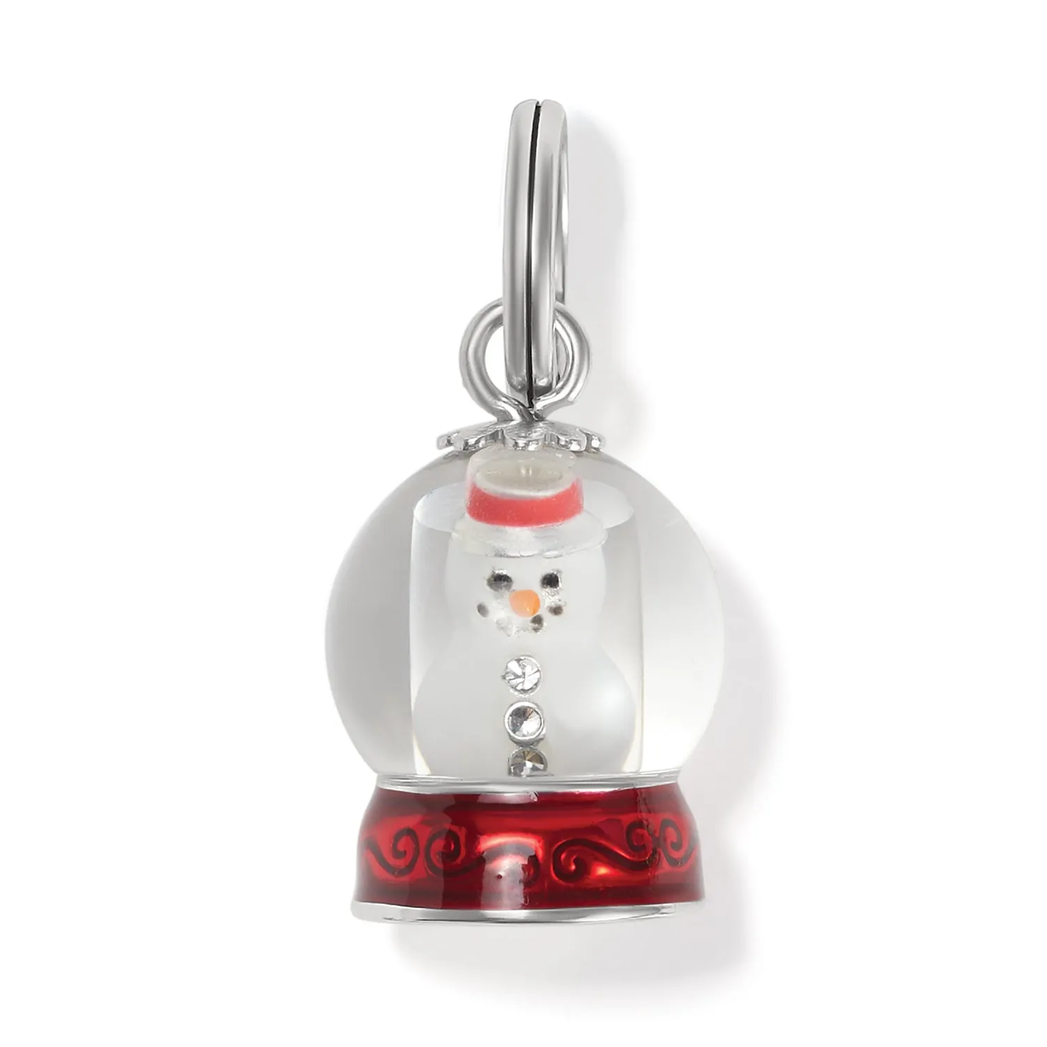 Snowglobe Snow Man Charm - JC6903