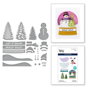 Snowman Scene Cutting Dies S4-1324 Simon Hurley & Spellbinders