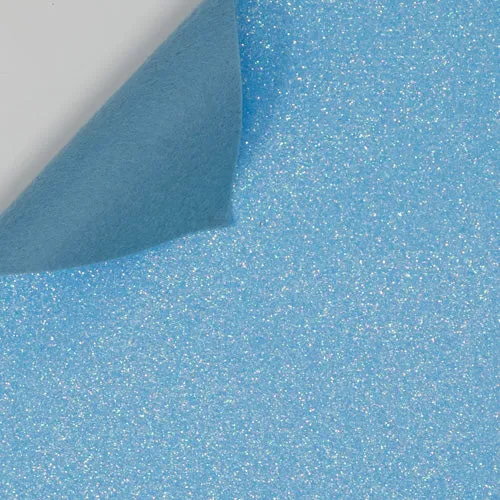 Solid Glitter Felt